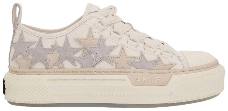 Amiri Wmns Stars Court Low White Grey