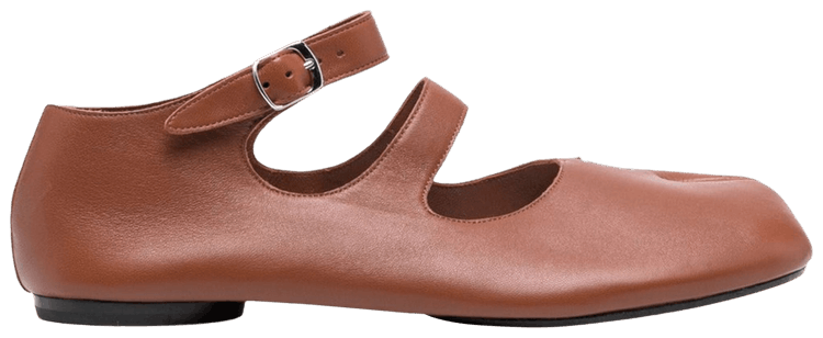Maison Margiela Wmns Tabi Ballerina Double Strap Flats Nutmeg