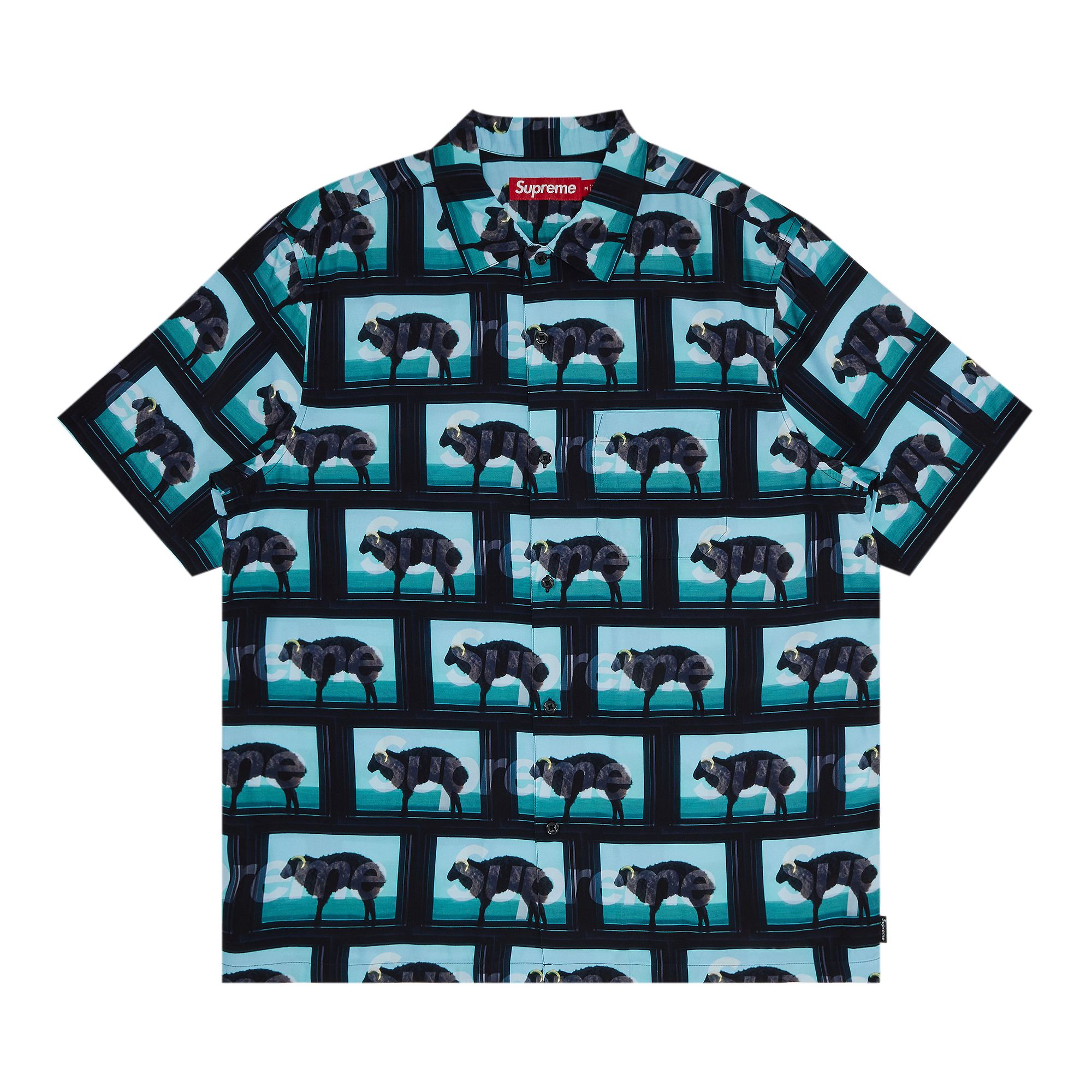 Pre-owned Supreme X Damien Hirst Short-sleeve Shirt 'black' | Men's Size Xl