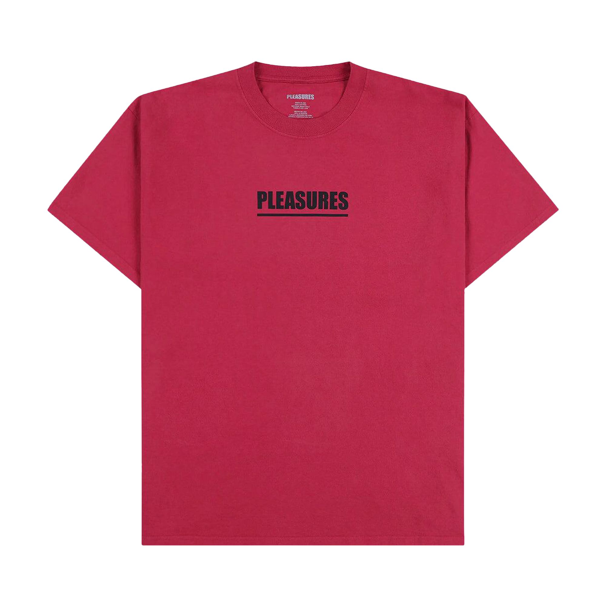 Pre-owned Pleasures Scripture T-shirt 'ruby' | Purple | Men's Size L