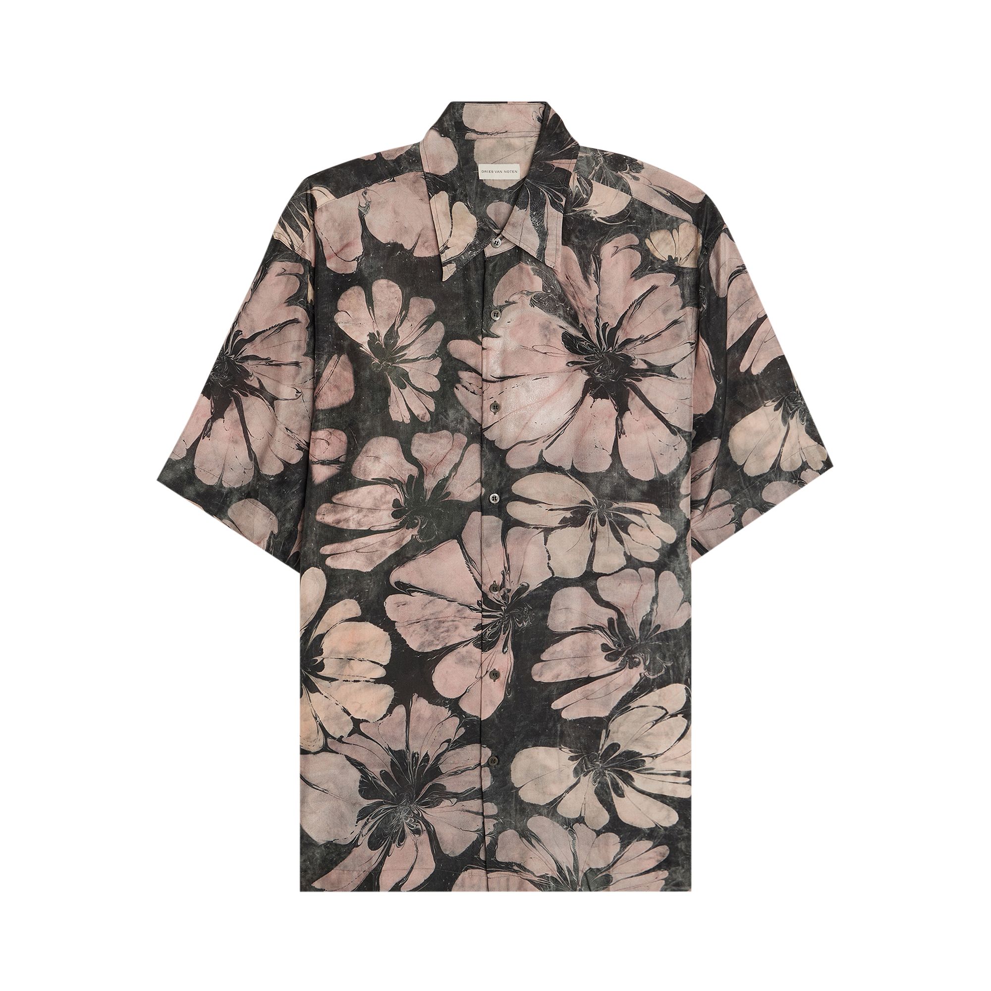 Pre-owned Dries Van Noten Loose Fit Cass Shirt 'navy' | Blue | Men's Size M