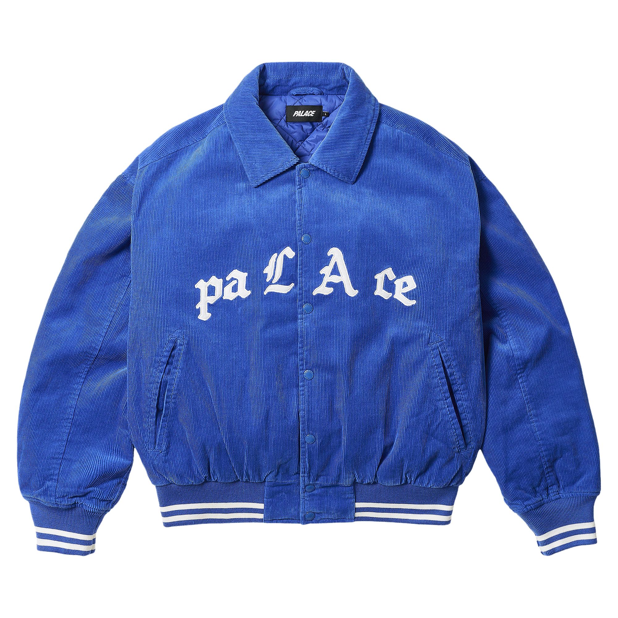Pre-owned Palace Love Varsity Jacket 'blue' | Men's Size M