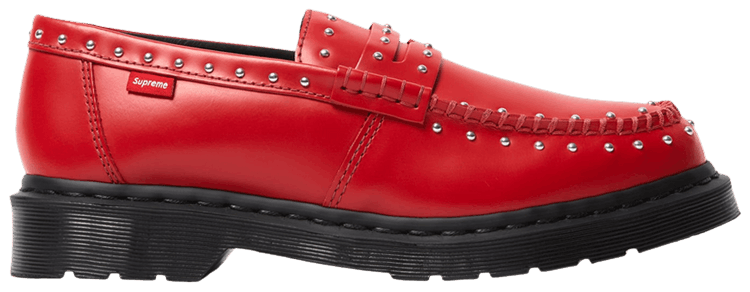 Supreme x Penton Studded Loafer Poppy Red