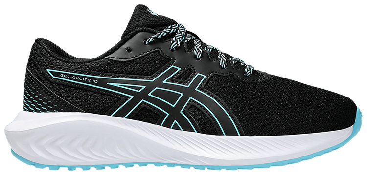 ASICS Gel Excite 10 GS Black Bright Cyan