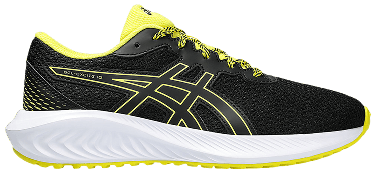 ASICS Gel Excite 10 GS Black Bright Yellow