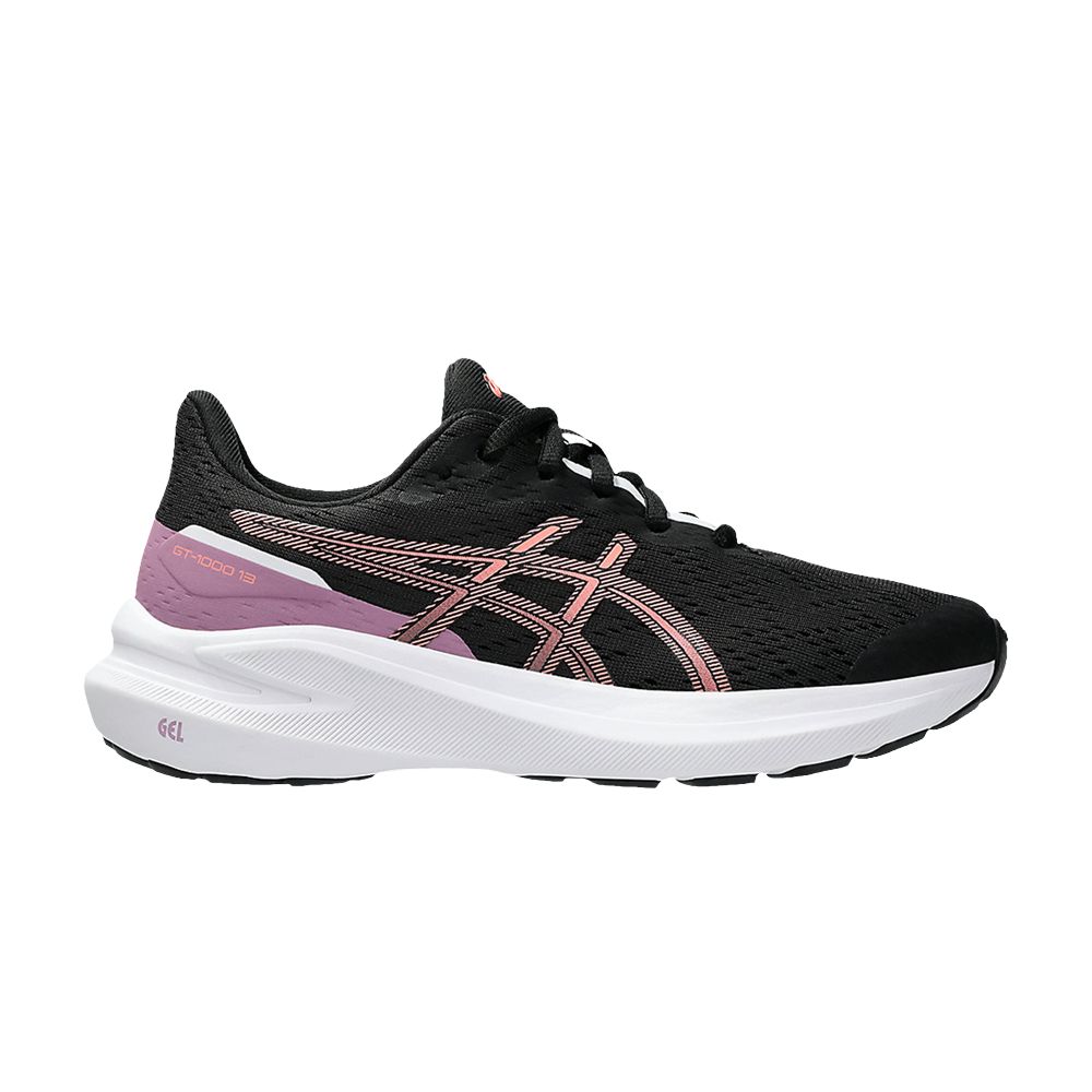 ASICS GT 1000 13 GS 'Black Sun Coral' | Kid's Size 6.5 - 1014A343-006