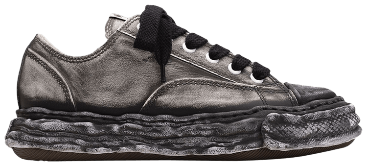 Maison Mihara Yasuhiro Peterson 23 OG Sole Faded Leather Black