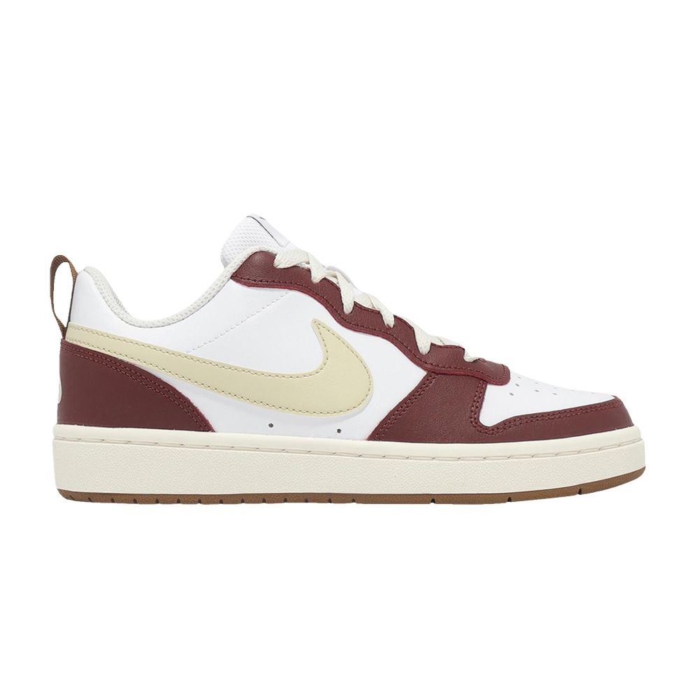 Nike Court Borough Low 2 GS 'White Light Khaki Sail' | Kid's Size 5.5 - IB4706-121