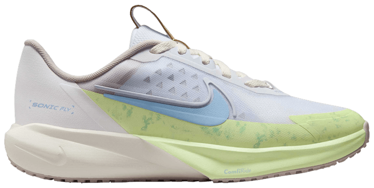 Nike Sonic Fly GS White Psychic Blue Fluorescent