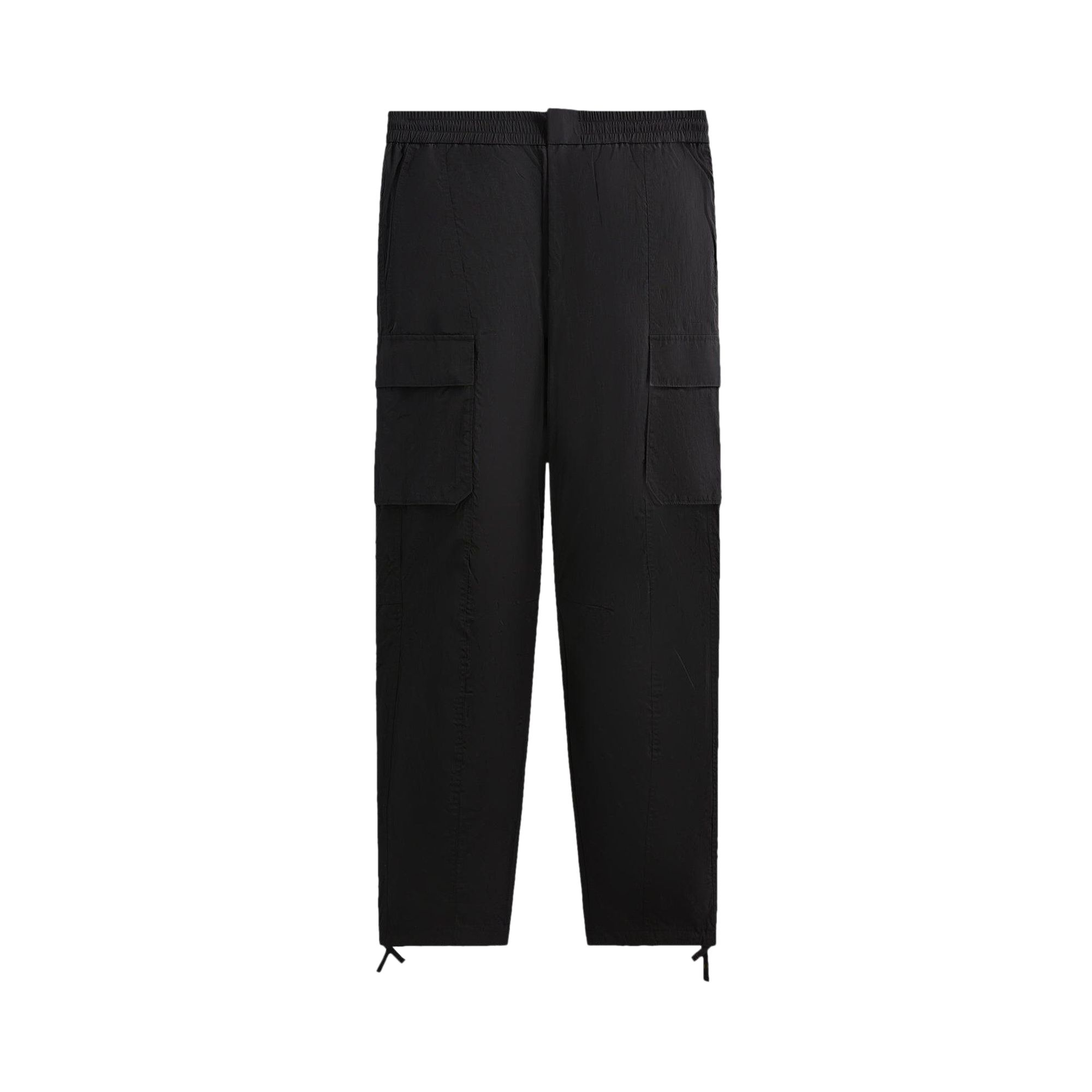Pre-owned Kith Wrinkle Nylon Bristol Cargo Pant 'black' | Men's Size Xxl