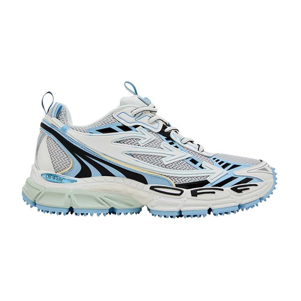 Pre-owned Off-white Wmns Be Right Back 'white Light Blue' | Women's Size 38