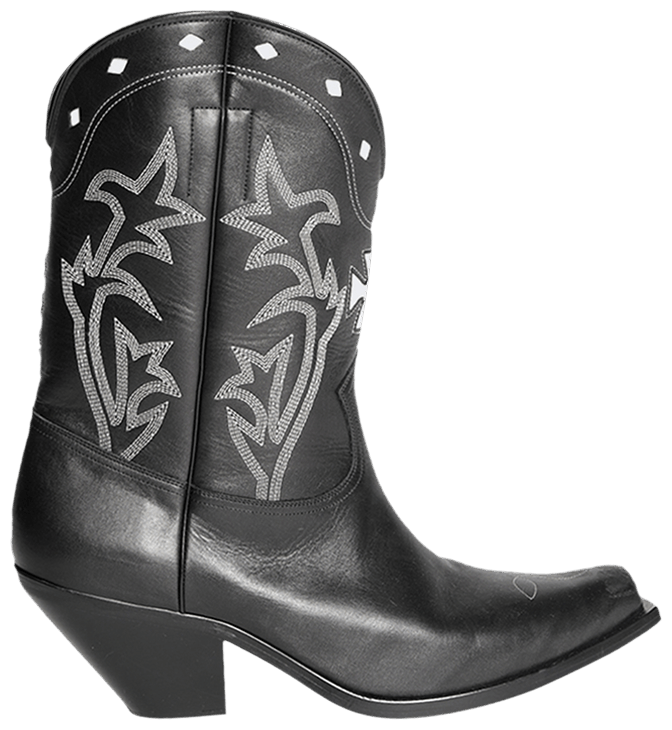 Enfants Riches Deprimes Swiss Cowboy Boot Black Cream