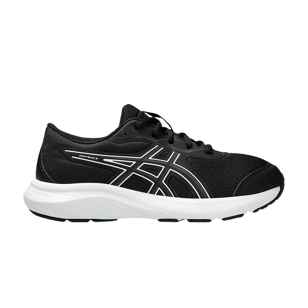 ASICS Contend 9 GS 'Black White' | Kid's Size 5 - 1014A337-002