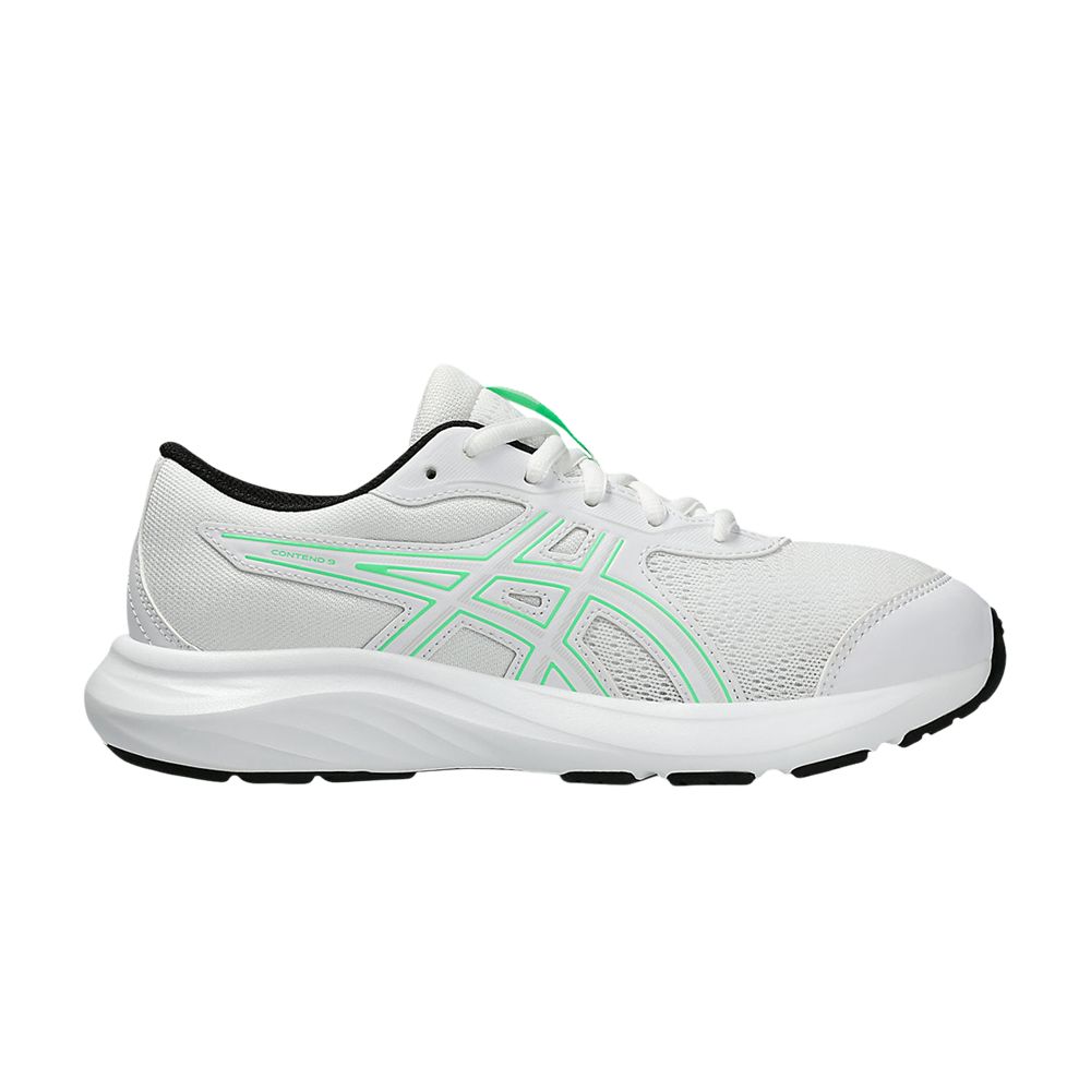 ASICS Contend 9 GS 'White New Leaf' | Kid's Size 3.5 - 1014A337-102