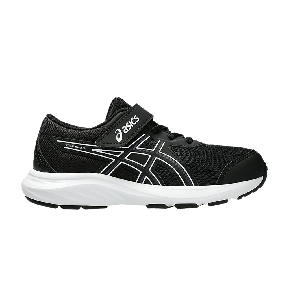 ASICS Contend 9 PS 'Black White' | Kid's Size 13 - 1014A338-002