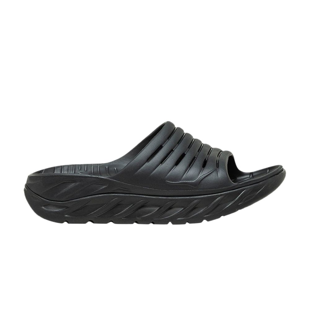 Pre-owned Hoka Ora Recovery Slide 2 'black' | Men's Size 11