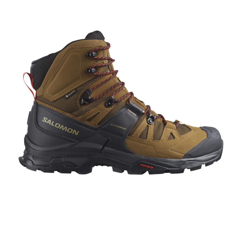 Salomon Quest 4 GORE-TEX 'Rubber Black' | Brown | Men's Size 8 - L47156400