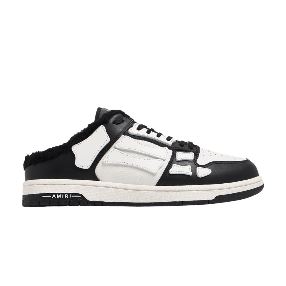 Pre-owned Amiri Skel Top Mule 'black White' | Men's Size 45