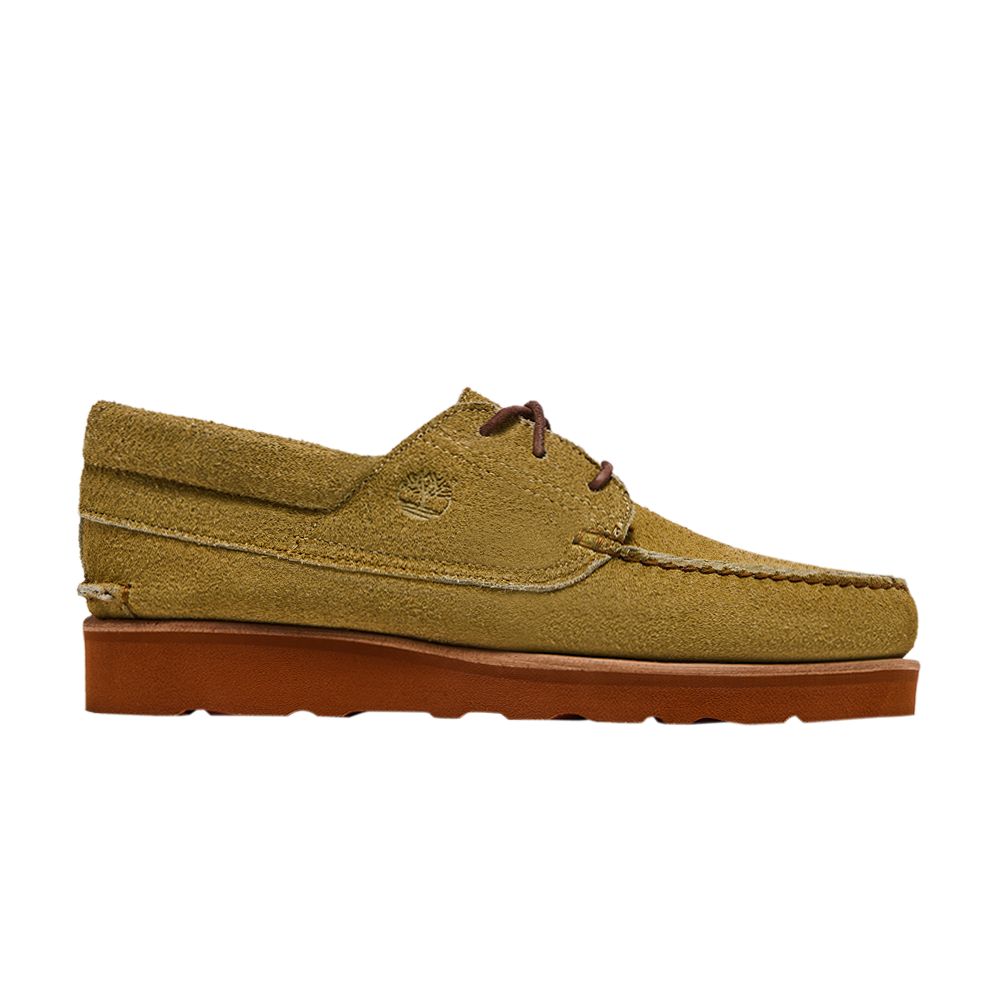 Pre-owned Timberland 3-eye Classic Wedge Vibram Lace Up 'light Beige Suede' | Tan | Men's Size 11