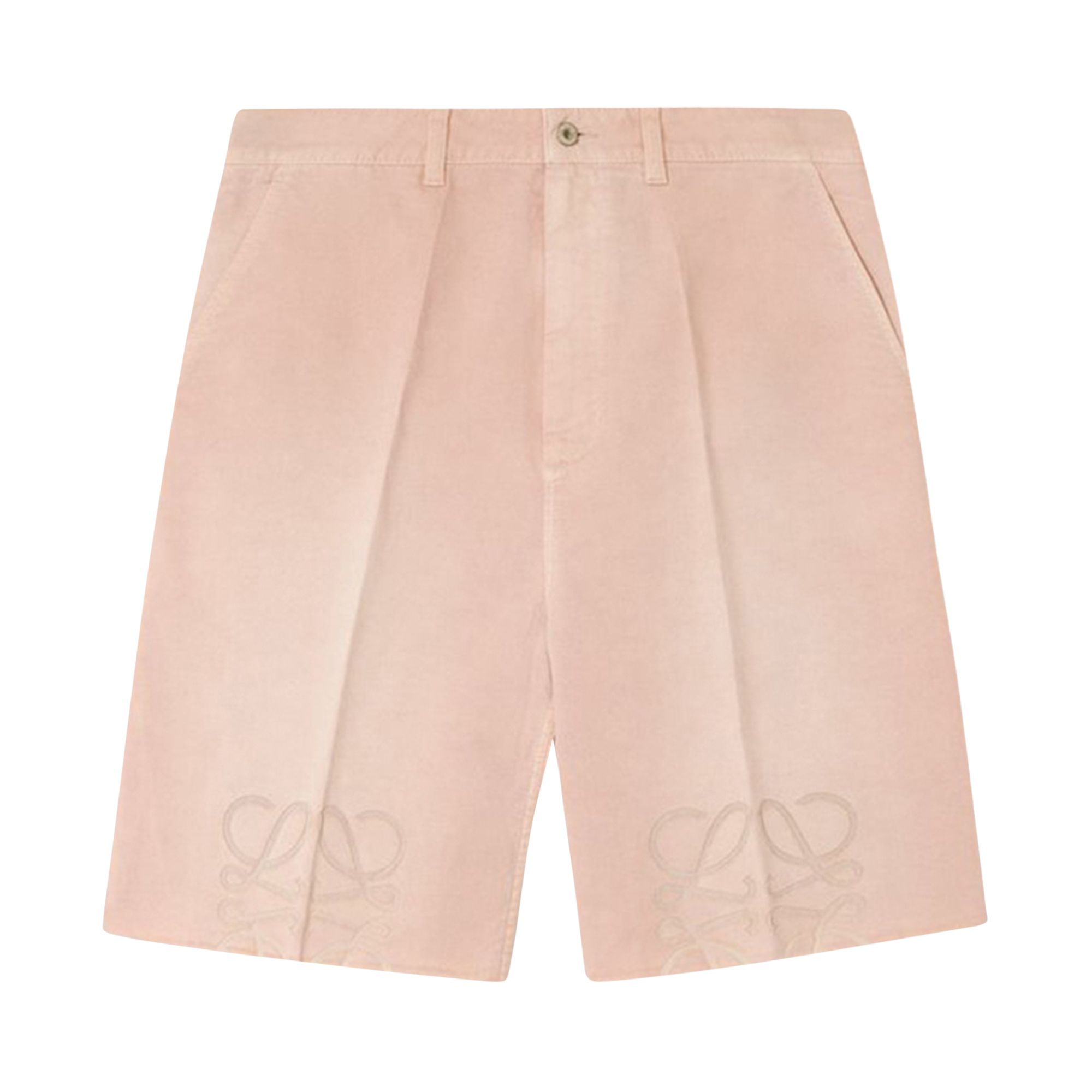 Pre-owned Loewe Anagram Shorts 'light Pink' | Women's Size 36
