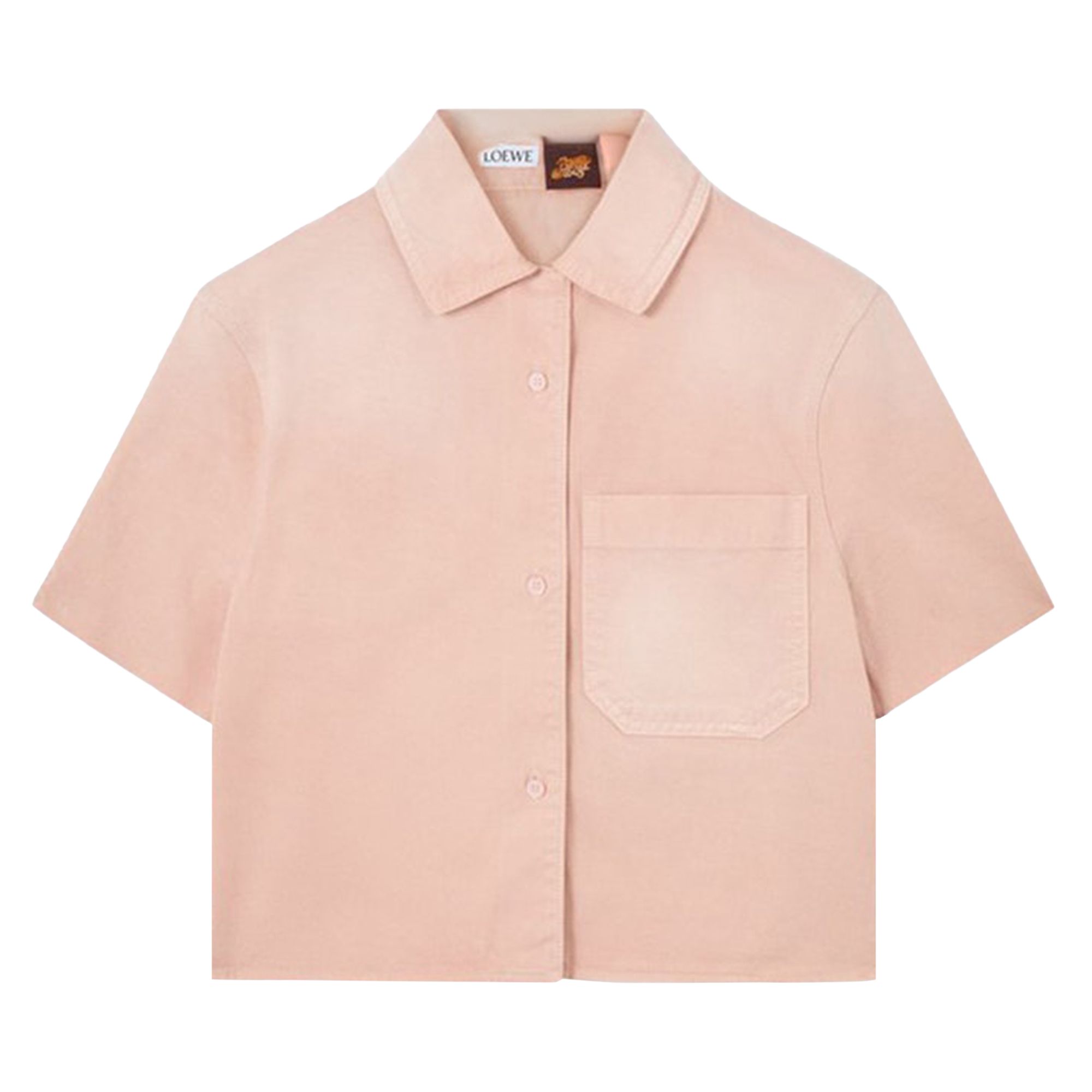 Pre-owned Loewe Short-sleeve Shirt 'light Pink' | Women's Size 38