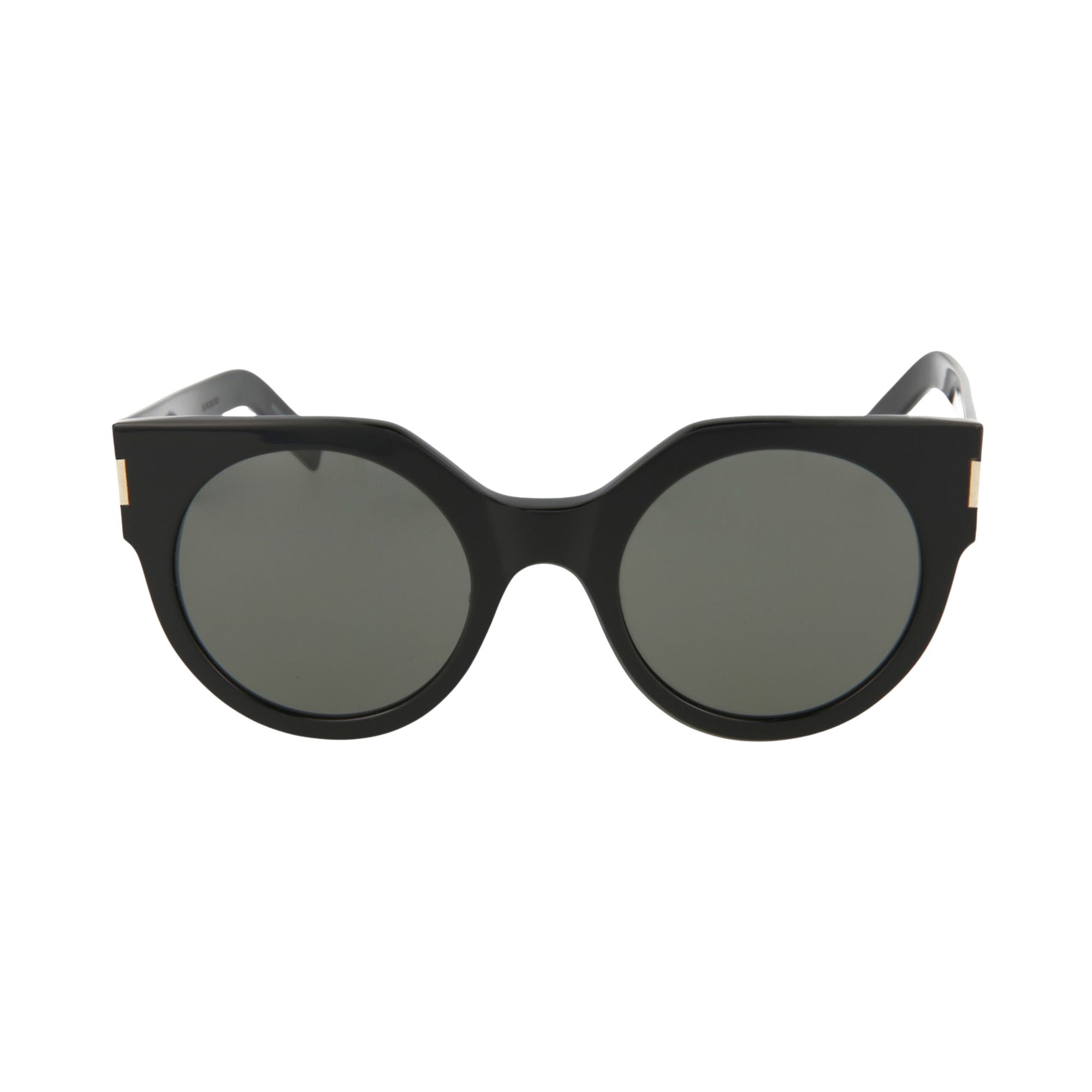 Pre-owned Saint Laurent Round Sunglasses 'black' | Women's Size Onesize