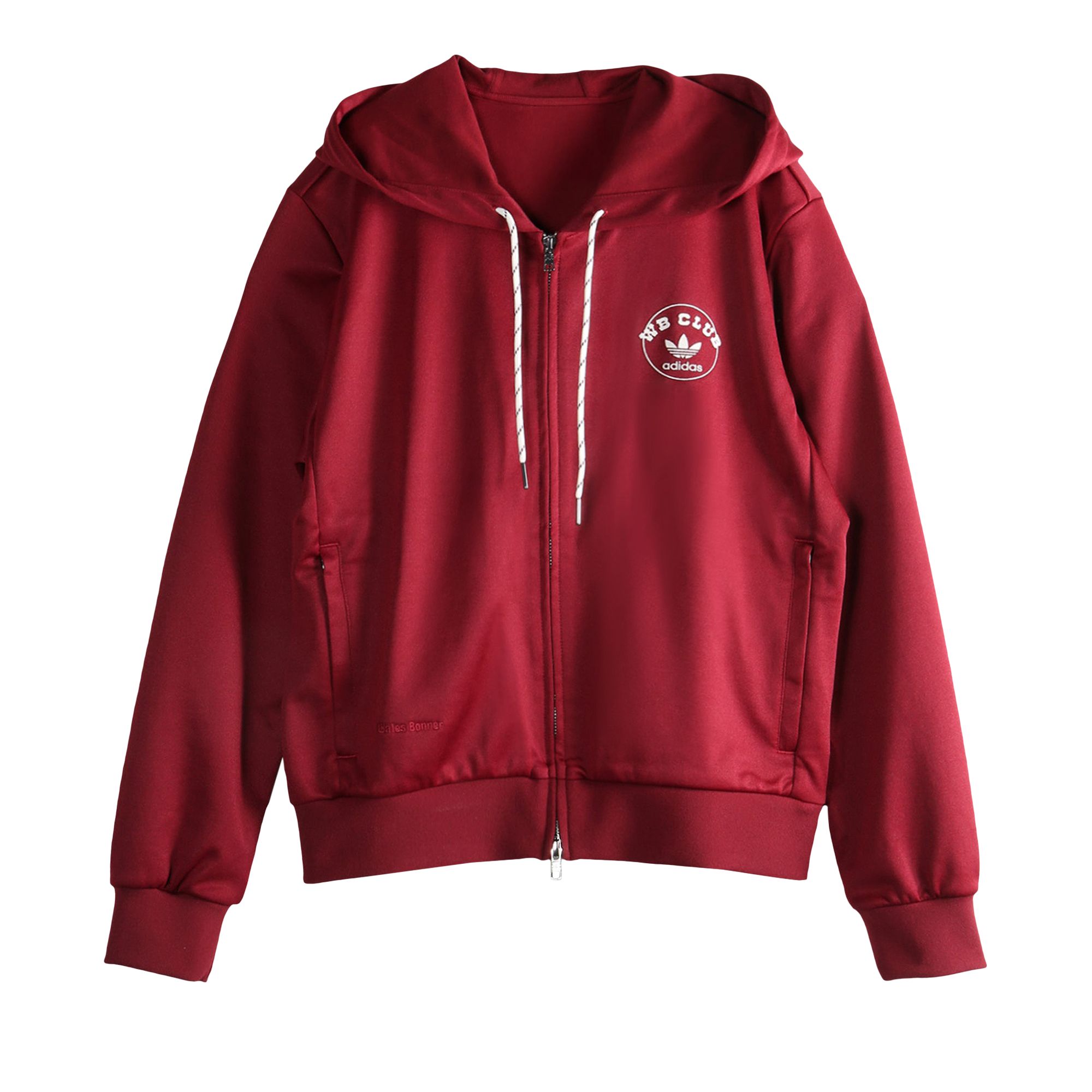 Pre-owned Adidas Originals Adidas X Wales Bonner Track Hoodie 'collegiate Burgundy' | Red | Men's Size S