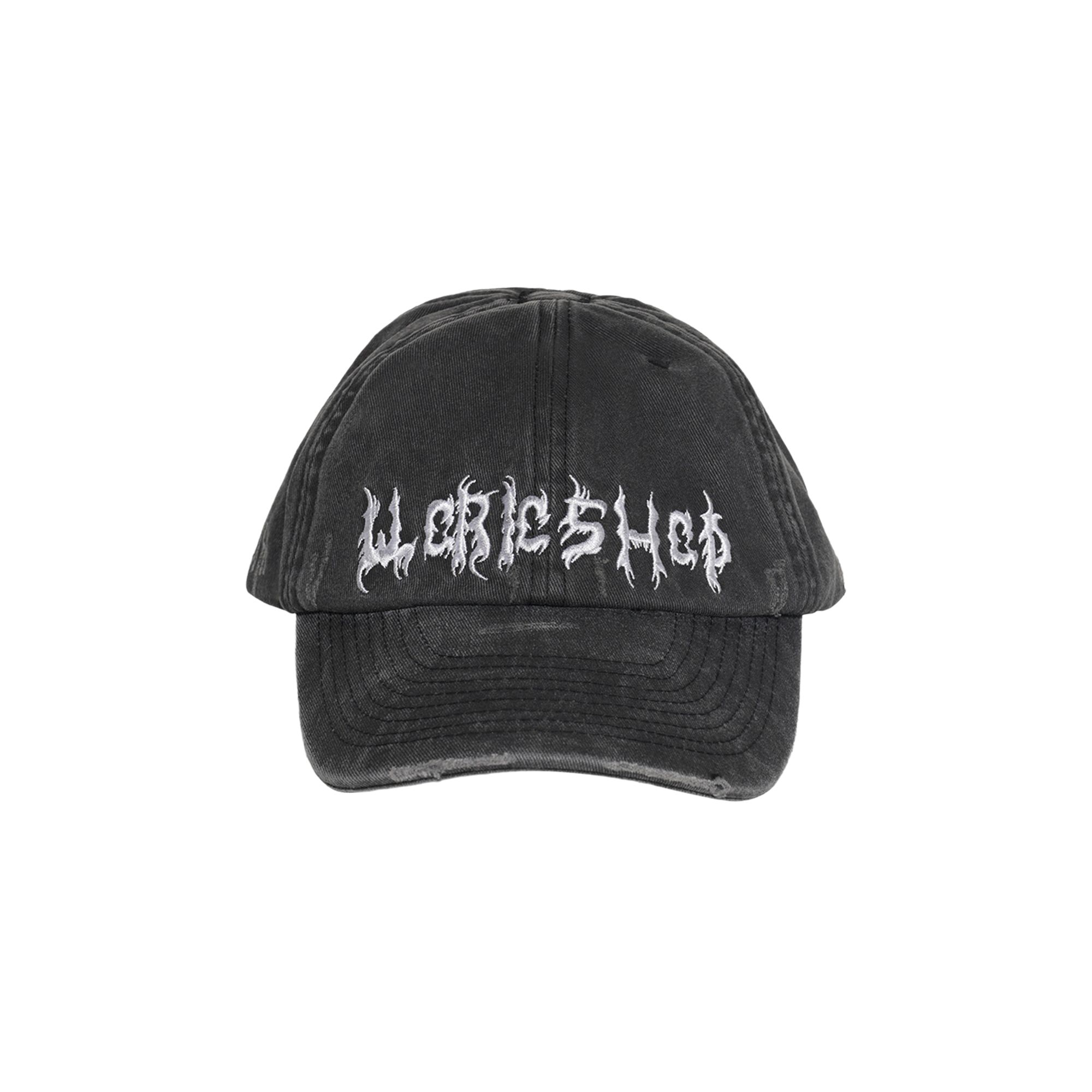 Pre-owned 032c Faithless Cap 'washed Black' | Men's Size Onesize