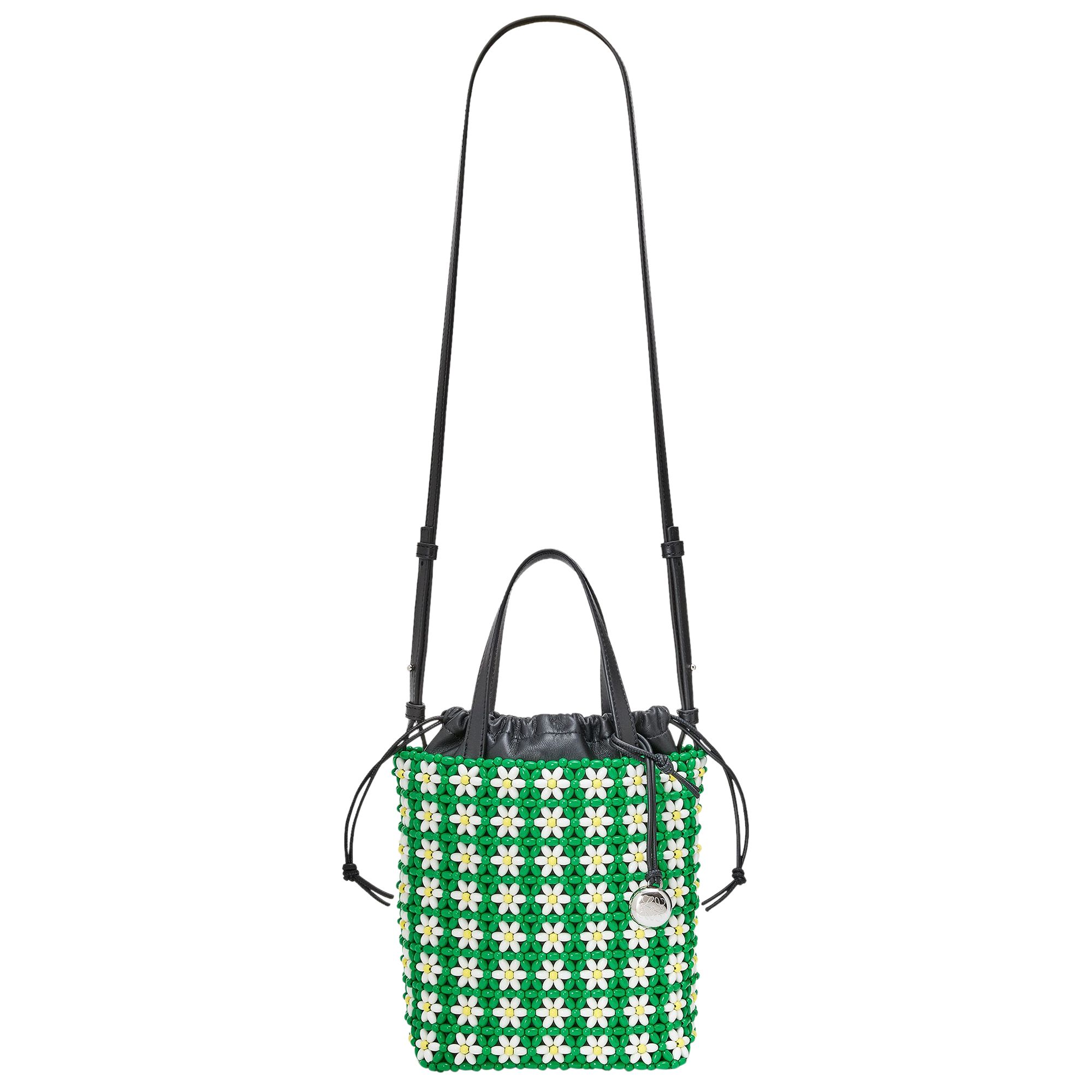 Pre-owned Loewe Mini Tote Bag 'tropical Green/white' | Women's Size Onesize