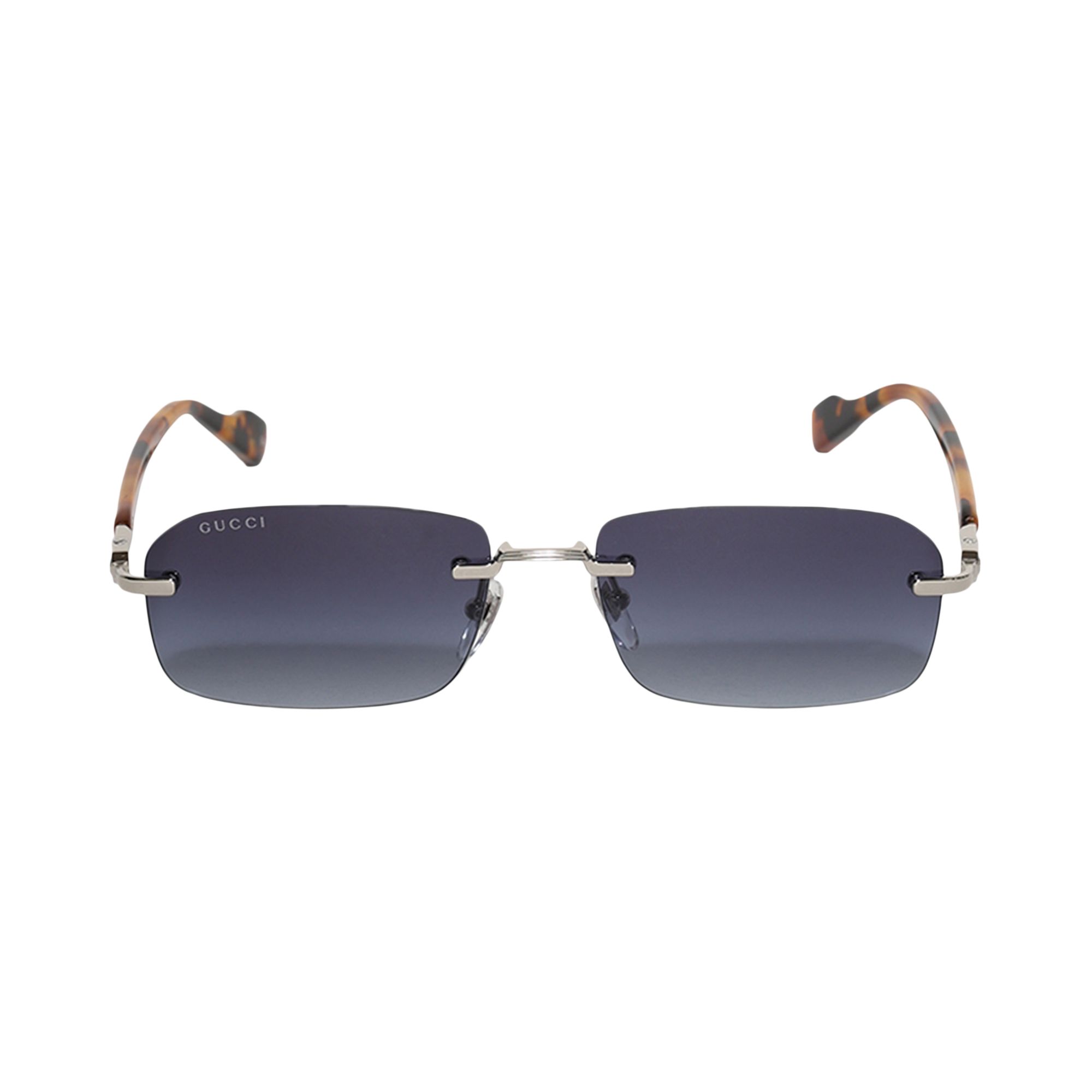 Pre-owned Gucci Rectangular Sunglasses 'silver' | Men's Size Onesize
