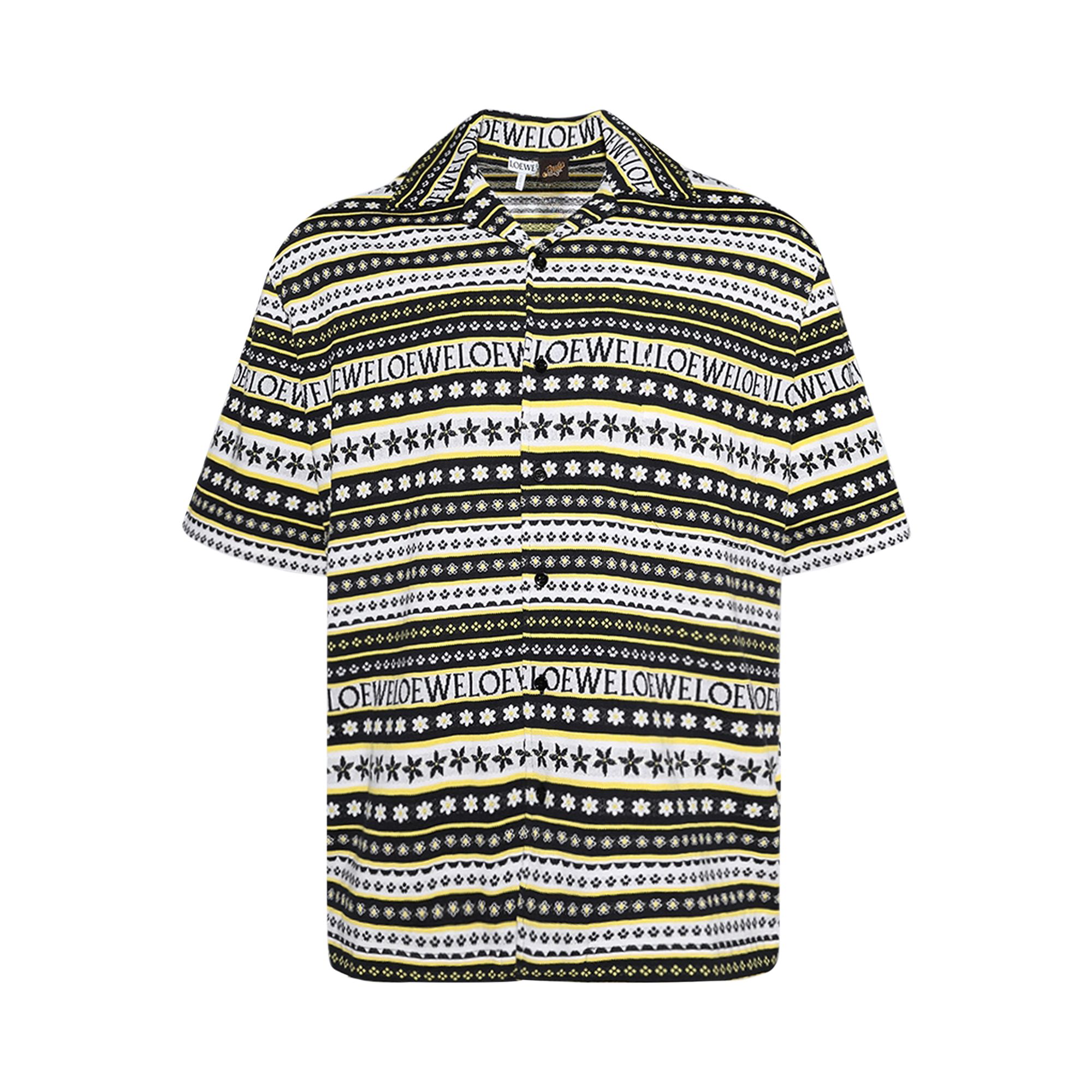 Pre-owned Loewe Short-sleeve Shirt 'yellow/multicolor' | Men's Size L