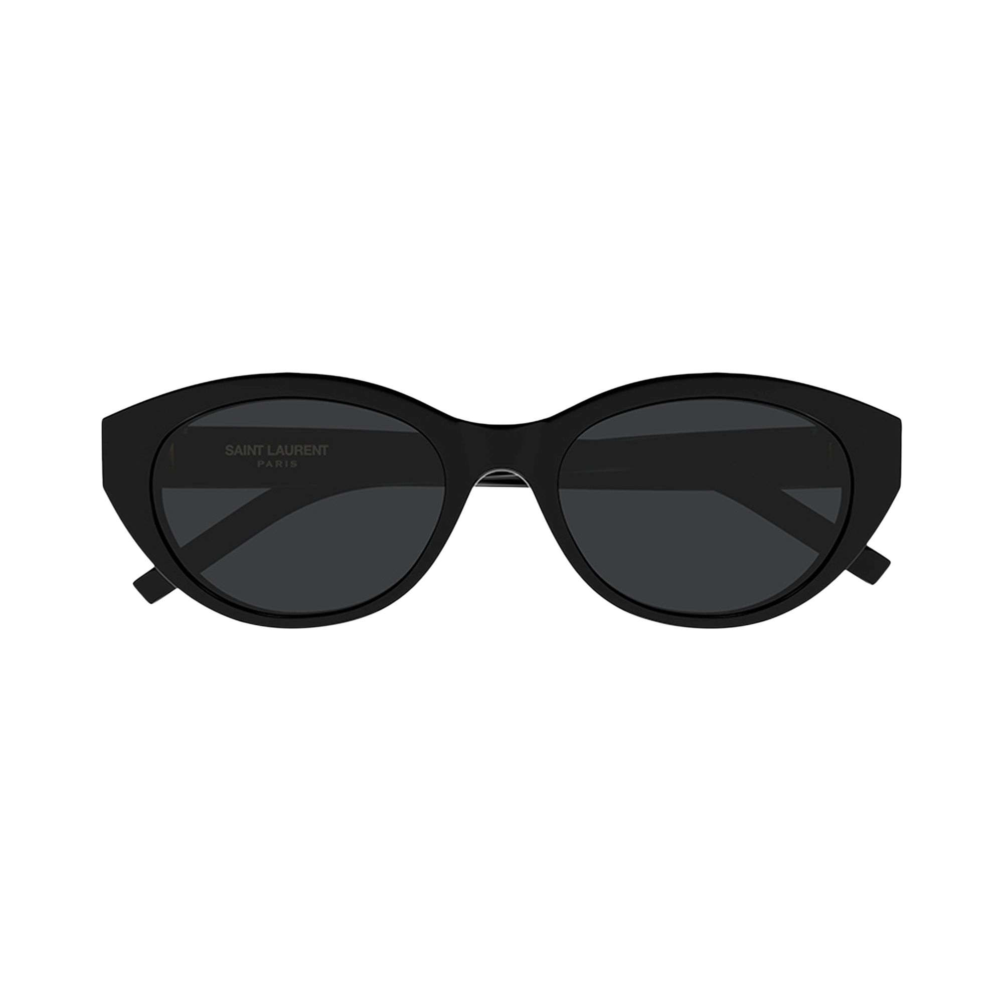 Pre-owned Saint Laurent Cat Eye Sunglasses 'shiny Solid Black' | Women's Size Onesize