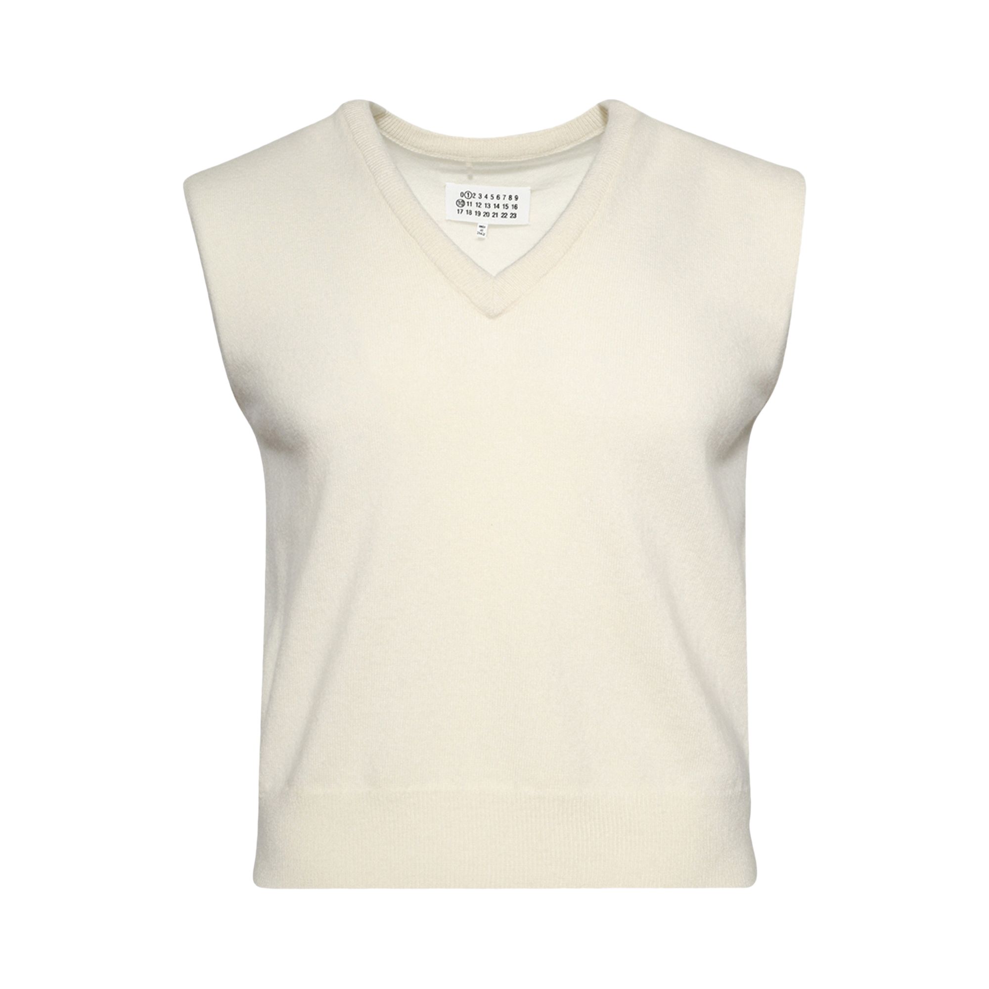Pre-owned Maison Margiela Gilet 'off White' | Men's Size M