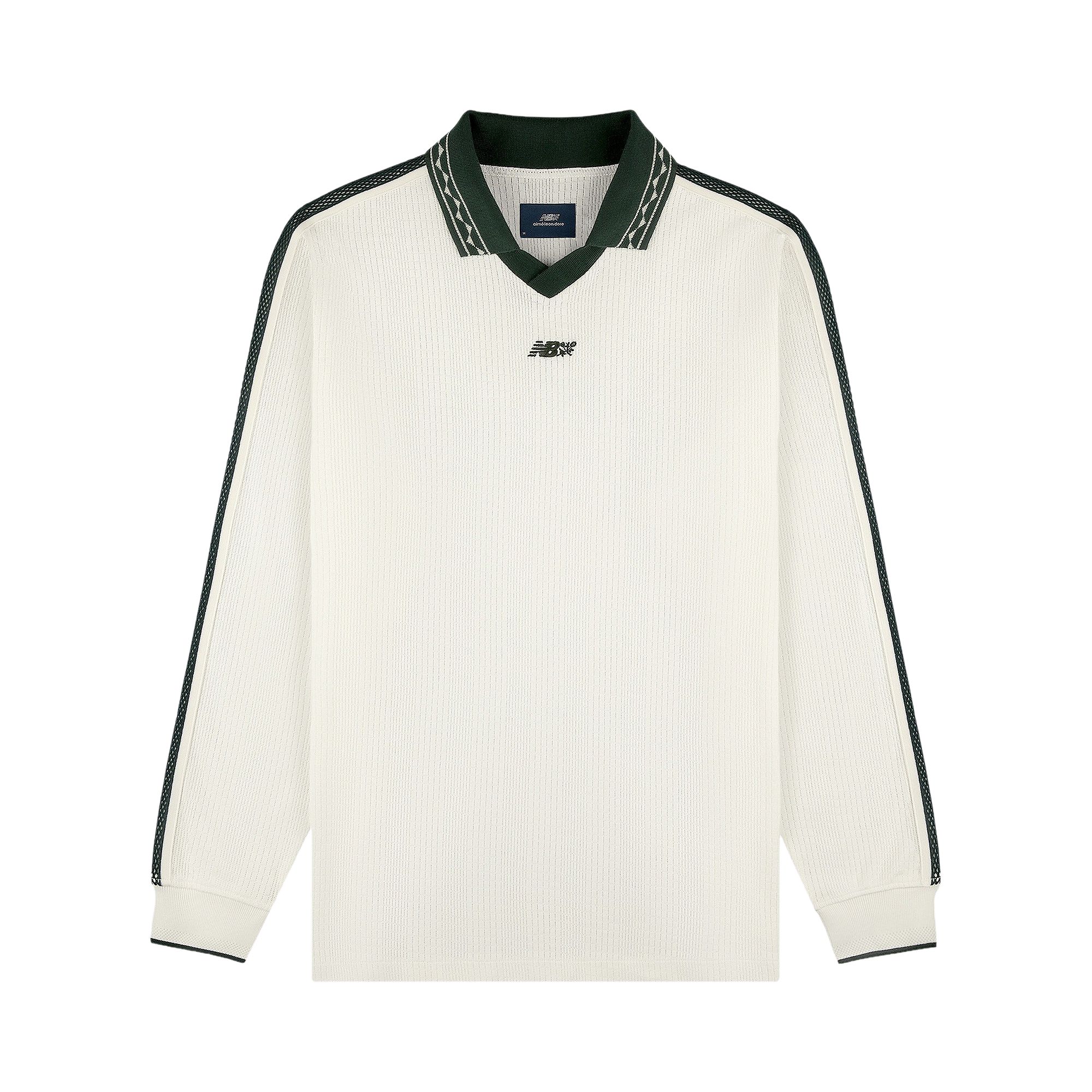 Pre-owned Aimé Leon Dore X New Balance Rc56 Pointelle Jersey 'pristine' | Cream | Men's Size Xxl In White