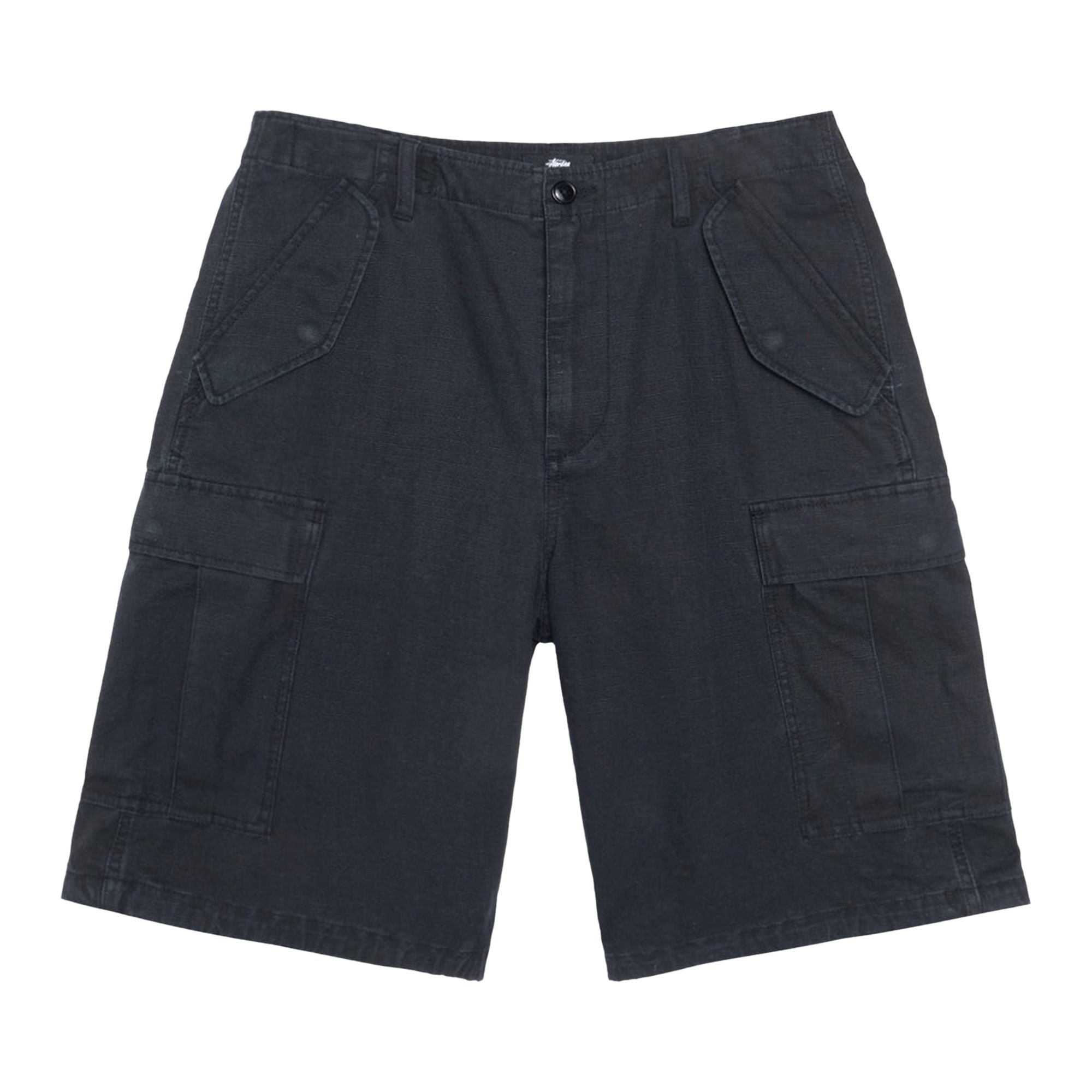 Pre-owned Stussy Cargo Short Ripstop 'black' | Men's Size 34