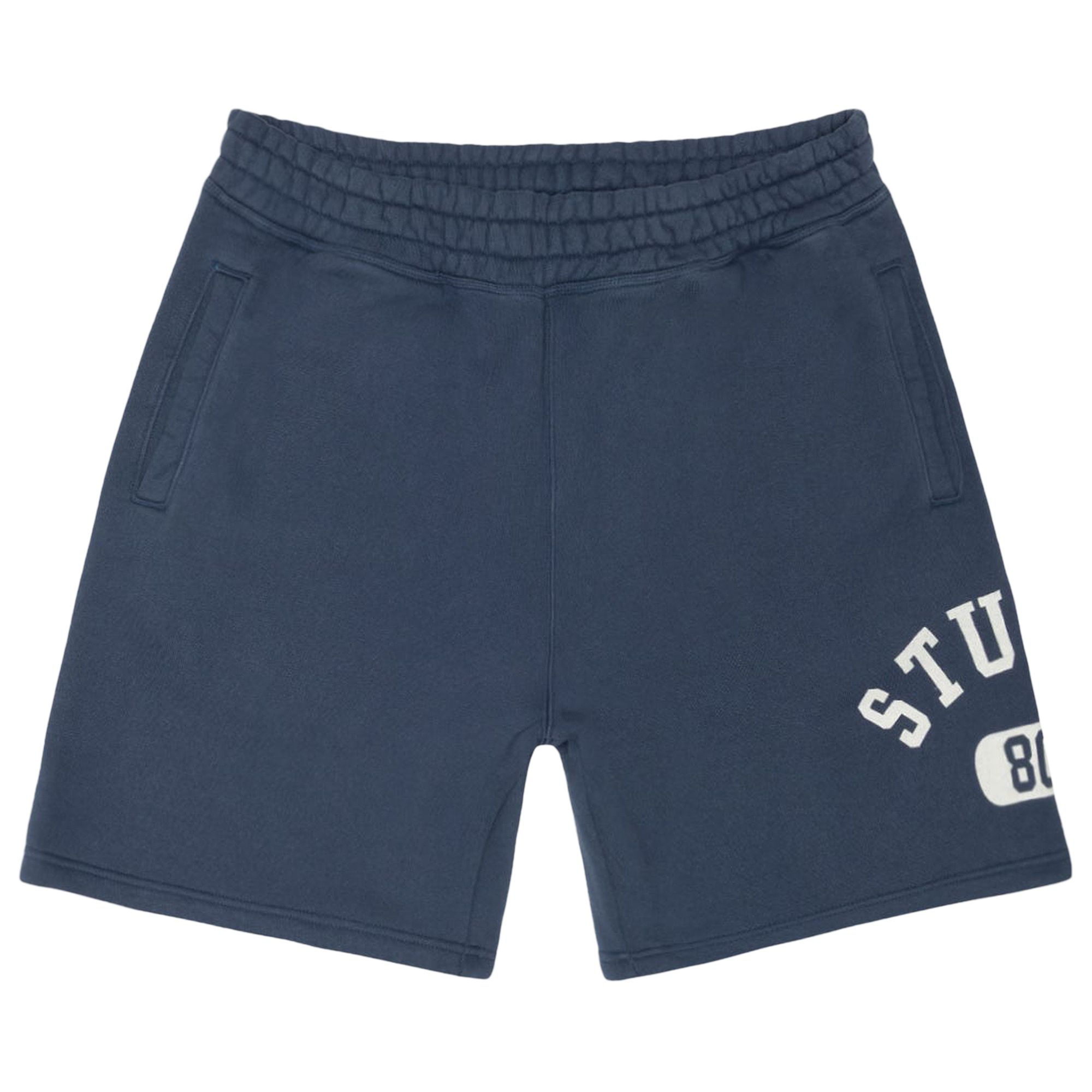 Pre-owned Stussy Varsity Fleece Short 'navy' | Blue | Men's Size S