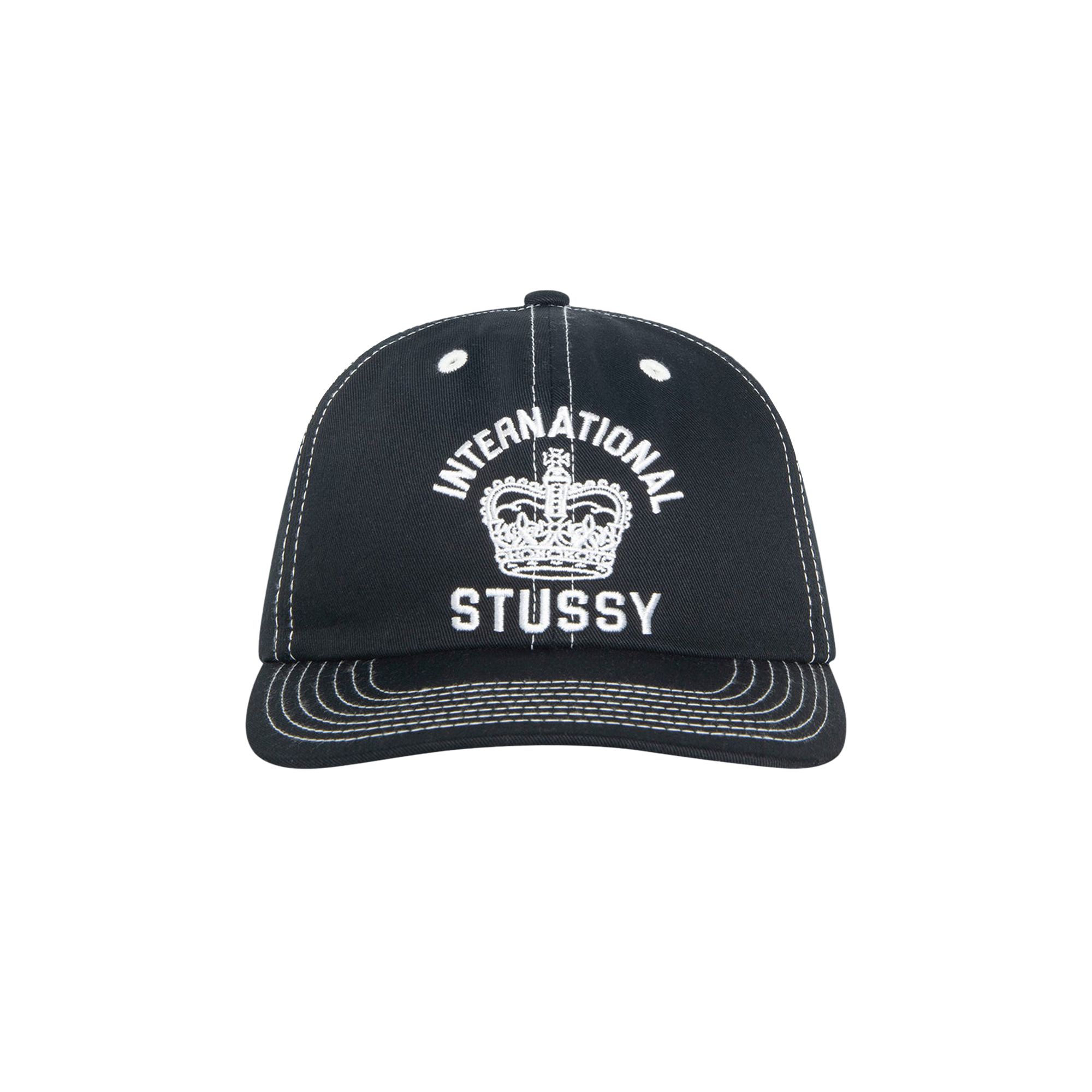 Pre-owned Stussy Mid-depth International Crown Strapback 'black' | Men's Size Onesize