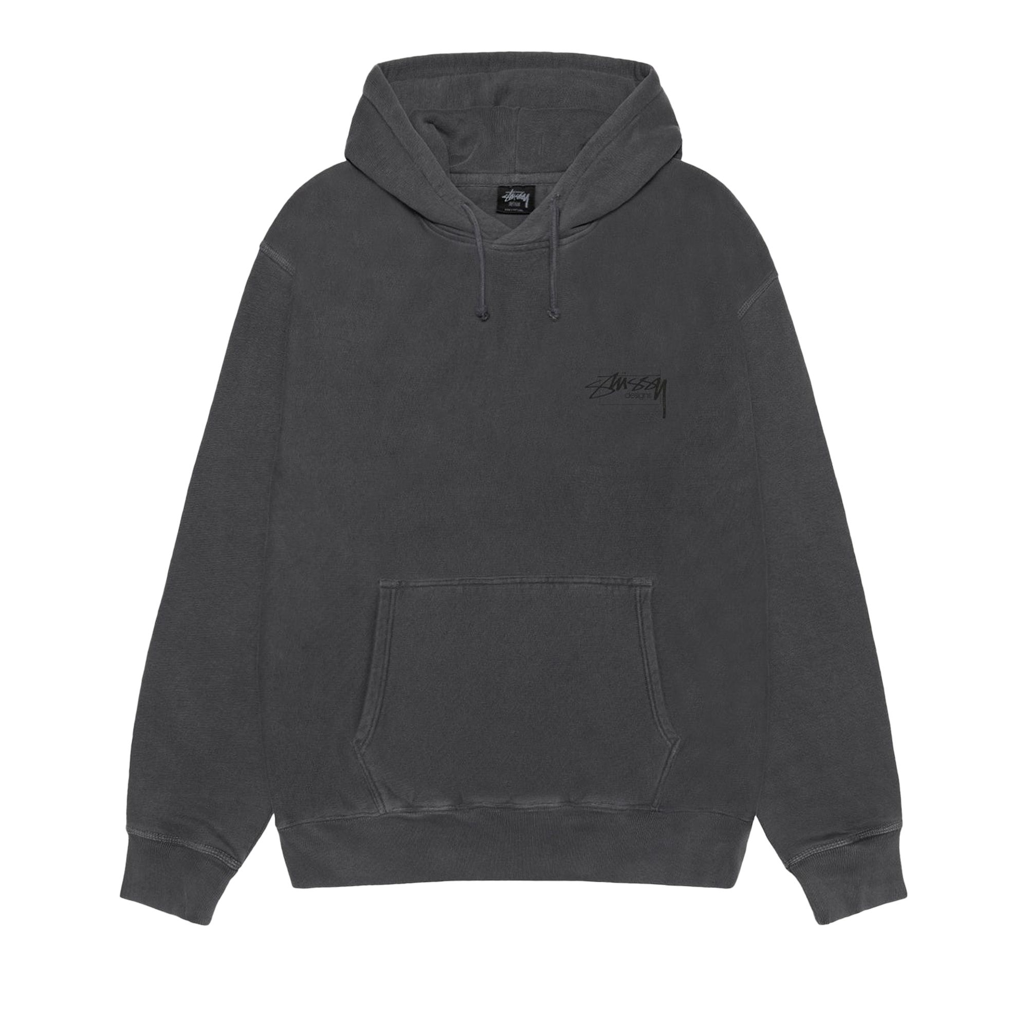 Pre-owned Stussy Modern Age Hoodie Pigment Dyed 'black' | Men's Size M