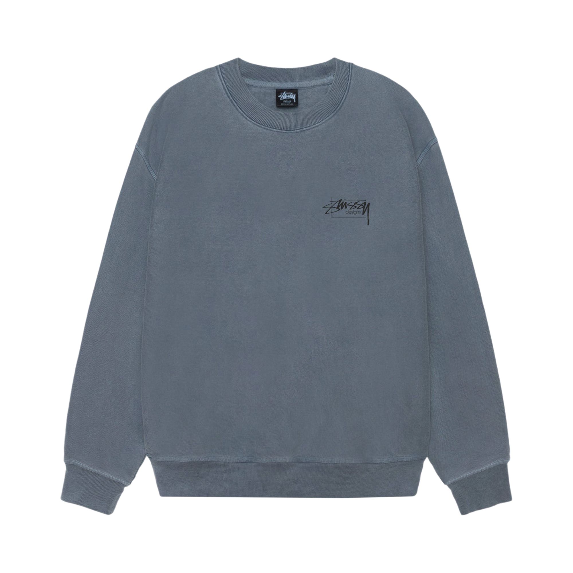 Pre-owned Stussy Modern Age Hoodie Pigment Dyed 'navy' | Blue | Men's Size L