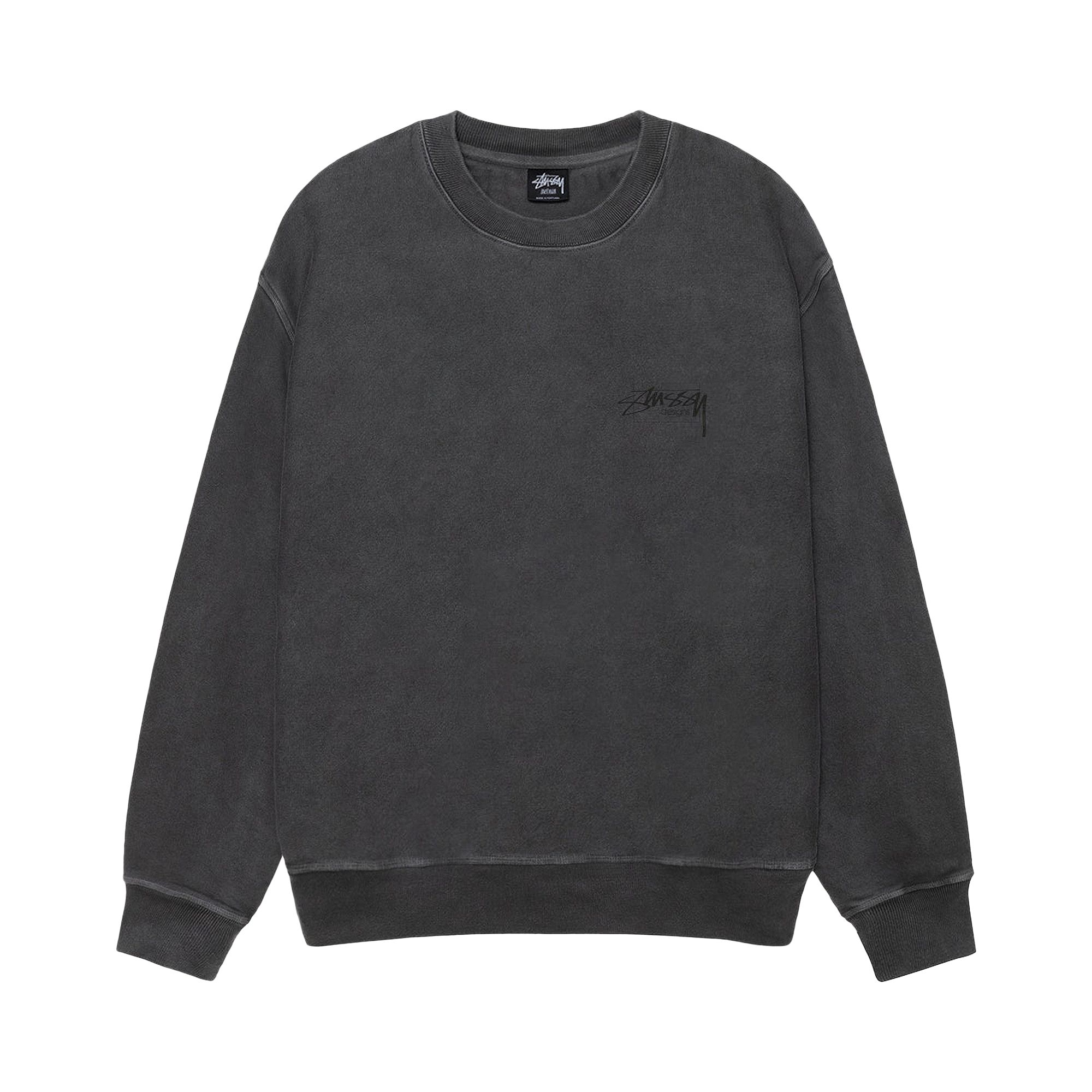 Pre-owned Stussy Modern Age Crew Pigment Dyed 'black' | Men's Size Xl