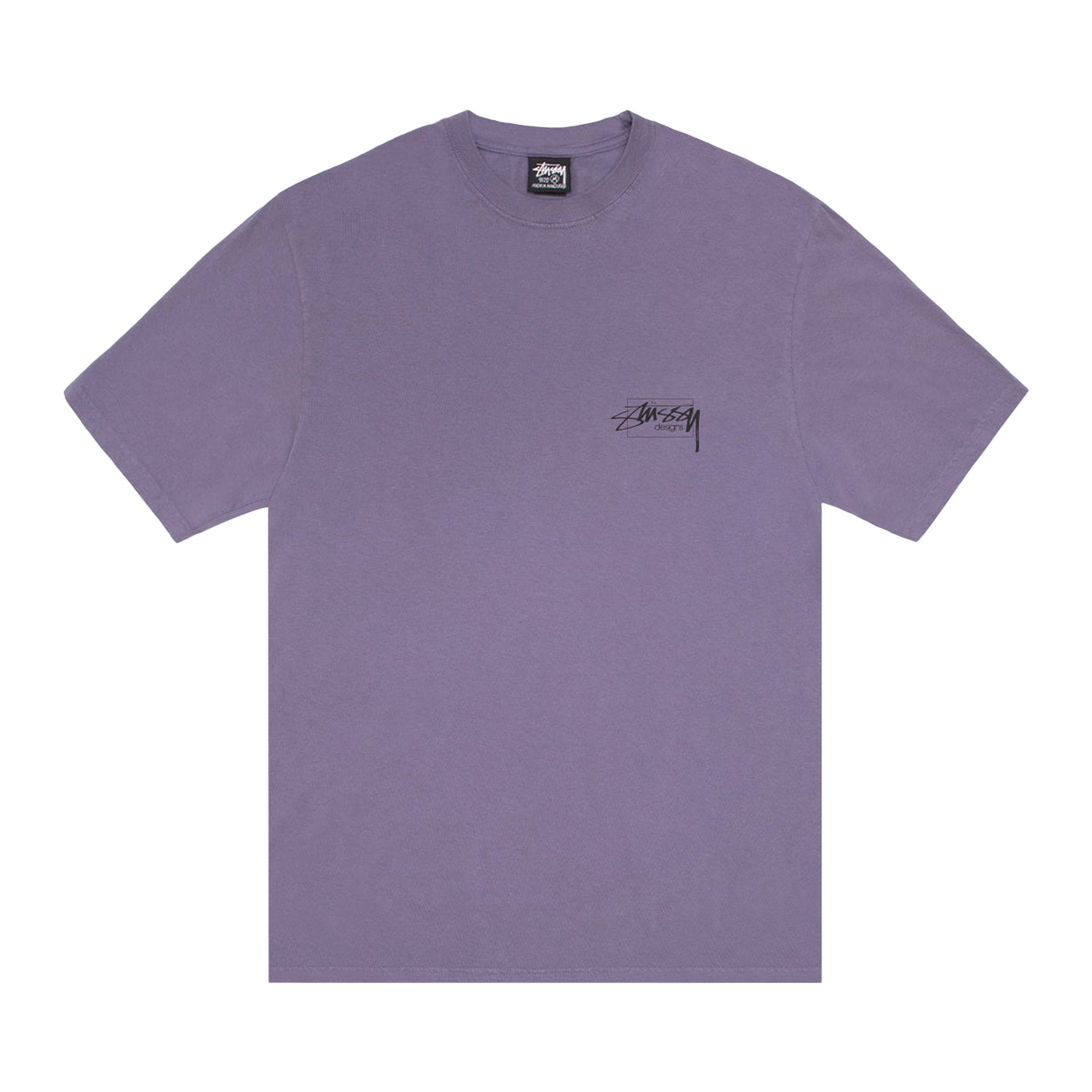 Pre-owned Stussy Modern Age Tee Pigment Dyed 'grape' | Purple | Men's Size Xxl