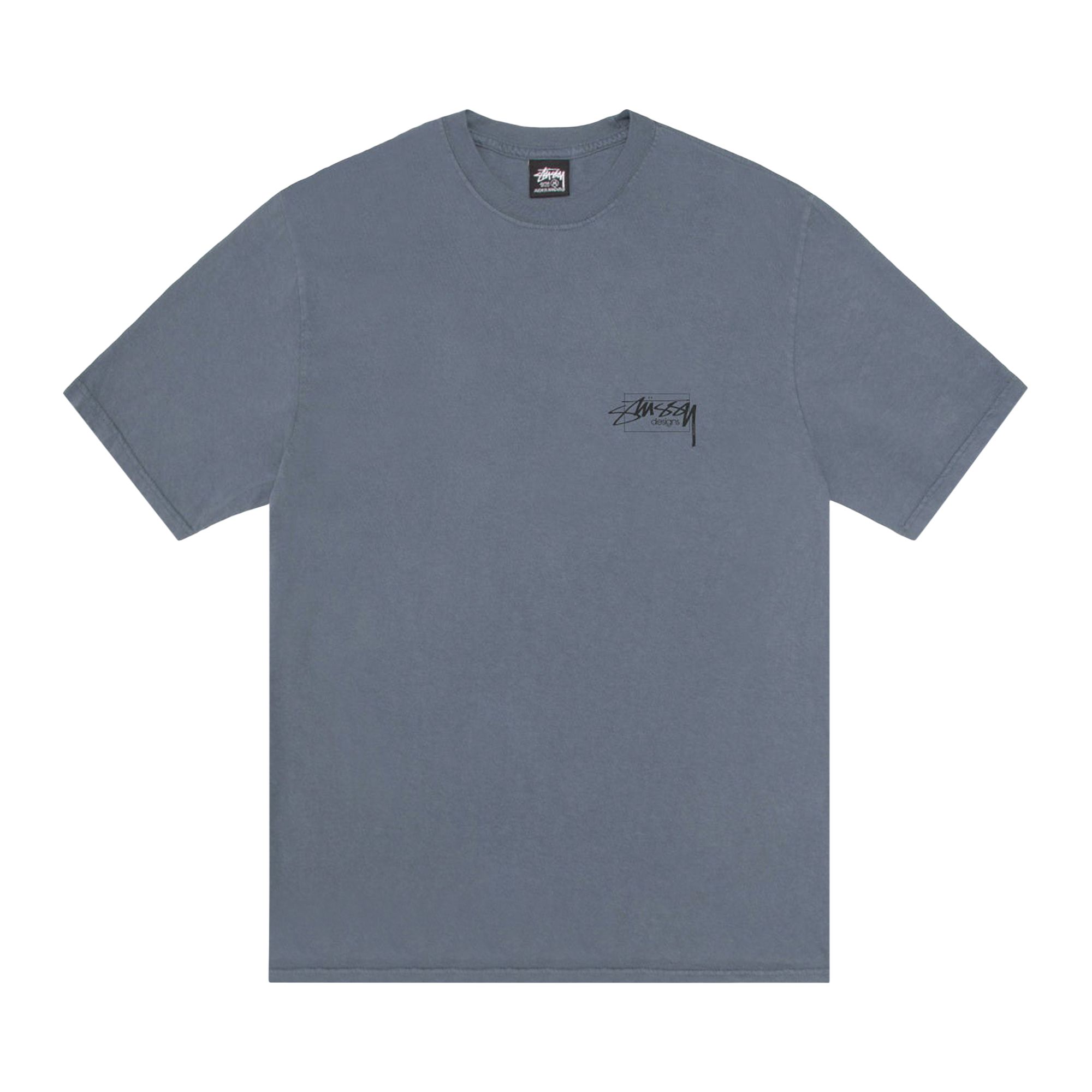 Pre-owned Stussy Modern Age Tee Pigment Dyed 'navy' | Blue | Men's Size M