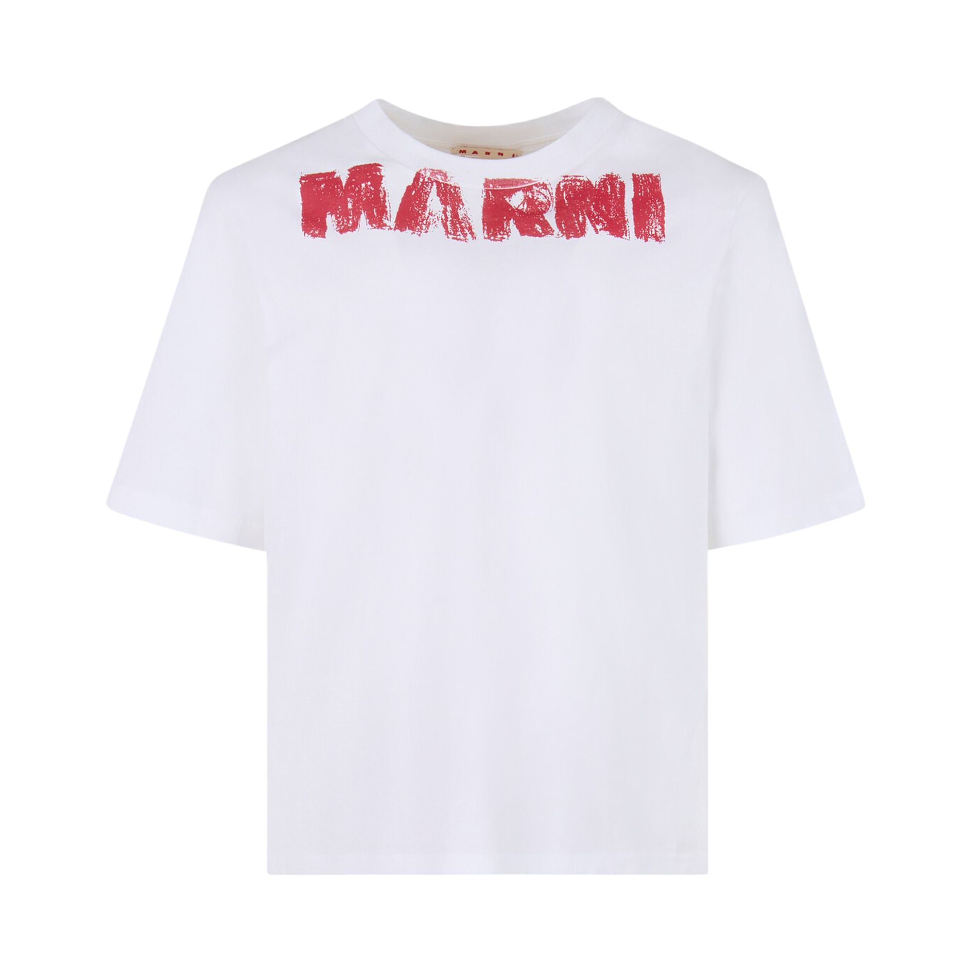 Pre-owned Marni Monolith Jersey T-shirt 'lily White' | Men's Size 48