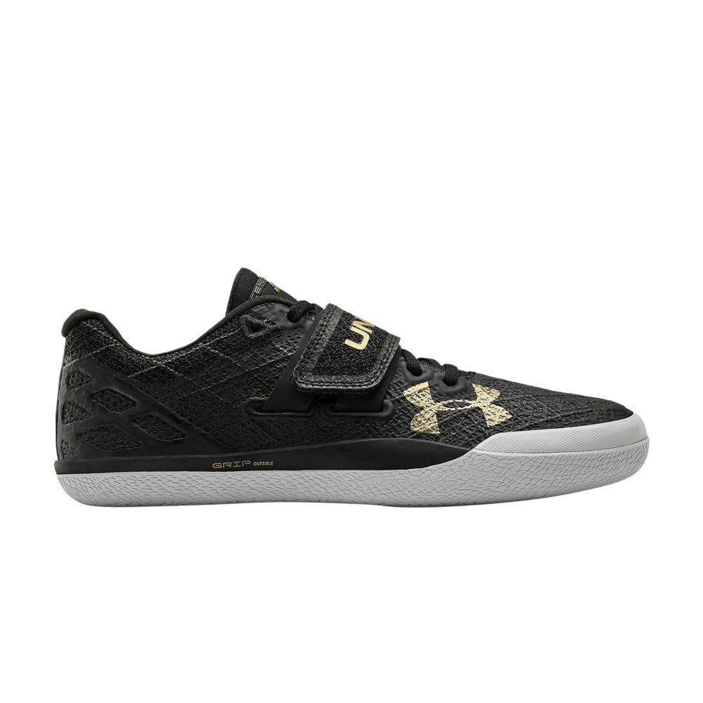 Pre-owned Under Armour Centric Grip 'black Metallic Victory Gold' | Men's Size 7.5
