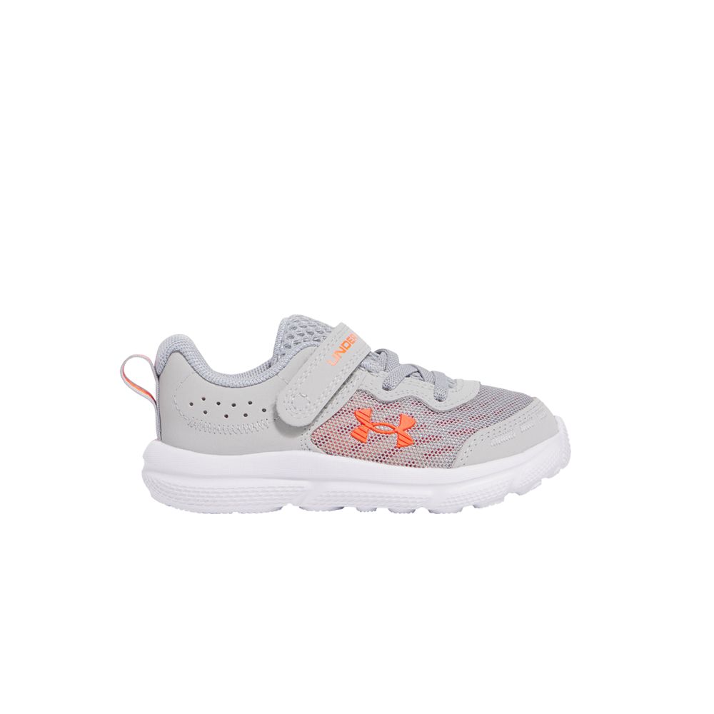 Under Armour Assert 10 AC TD 'Mod Grey Ares Red' | Infant Size 8 - 3026184-011