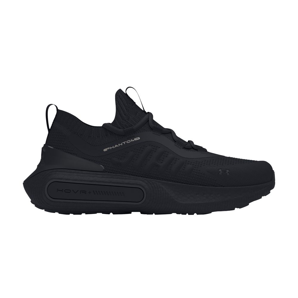 Pre-owned Under Armour Hovr Phantom 4 Gs 'black Anthracite' | Kid's Size 4.5