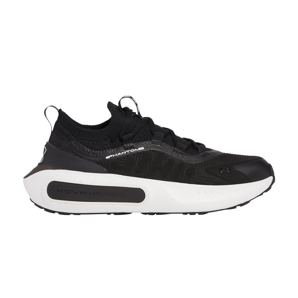 Pre-owned Under Armour Hovr Phantom 4 Gs 'black Castlerock White' | Kid's Size 5.5