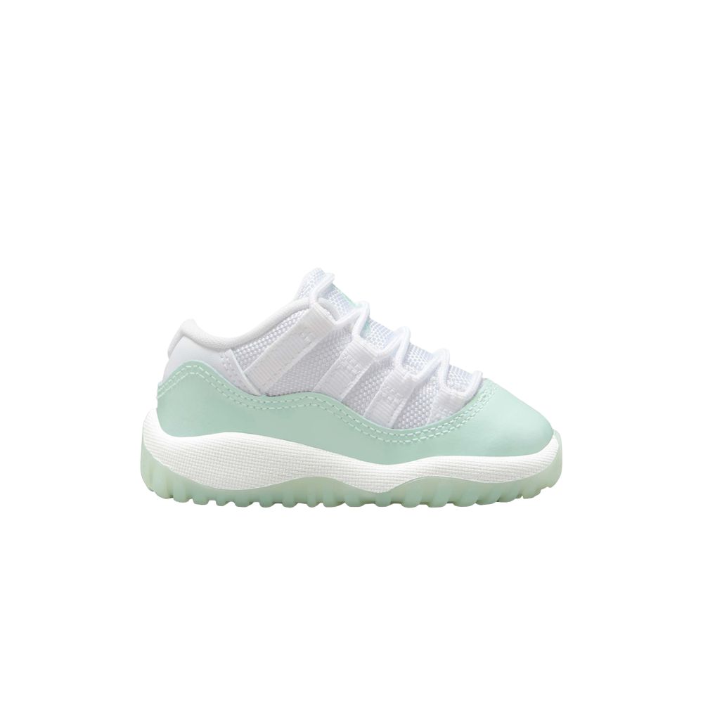Pre-owned Air Jordan 11 Retro Low Td 'igloo' | Green | Infant Size 2