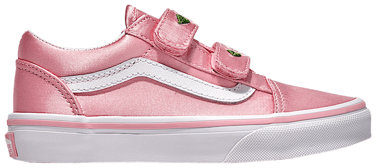 Vans Old Skool V Kids Rose Pink Satin