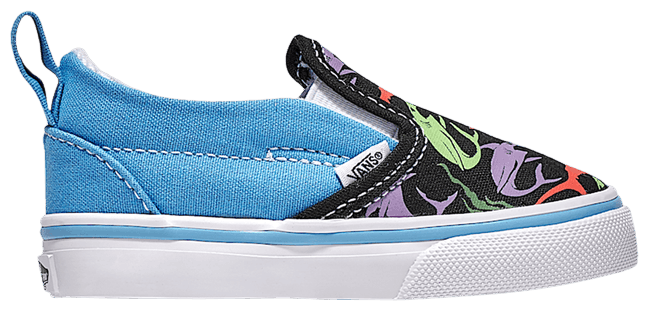 Vans Classic Slip On V Toddler Multi Color Sharks